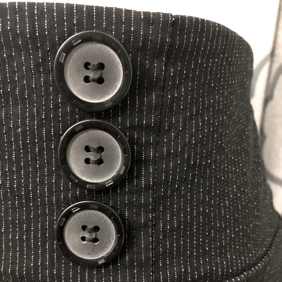 Pinstripe Pencil Skirt - Picture 3 of 3